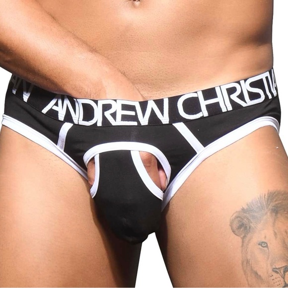 Andrew Christian Power Bottom Air Jock Neon Pink Mesh Men Underwear new NWT Med - Picture 3 of 9